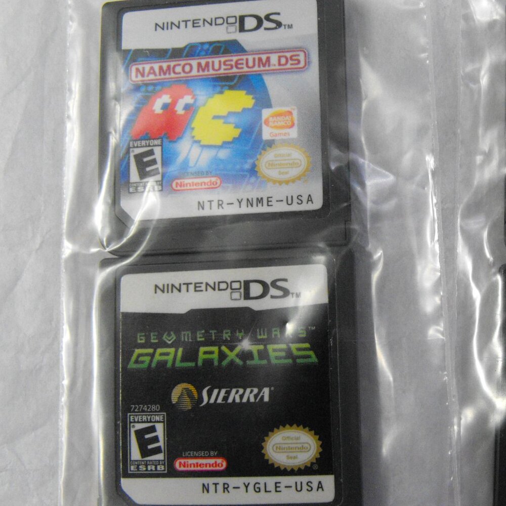 Nintendo DS Games Namco Museum DS and Galaxies Geometry Wars